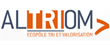 Logo Contactez Altriom - Groupe Vacher Ecopôle tri et valorisation des déchets - Le tri industriel des déchets en France.